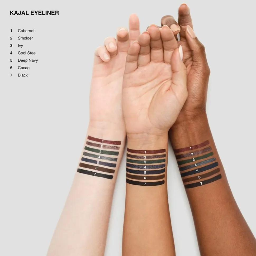 24 Hour Waterproof Kajal Eyeliner, Cool Steel