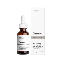 100% Organic Cold-Pressed Rose Hip Seed Oil, 30 ml