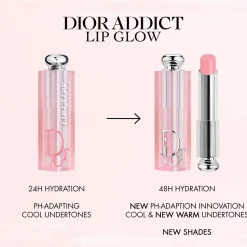 Addict Lip Glow 48-Hour Hydrating Lip Balm, 000 Universal Clear Cool