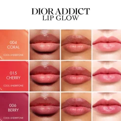 Addict Lip Glow 48-Hour Hydrating Lip Balm, 015 Cherry Cool