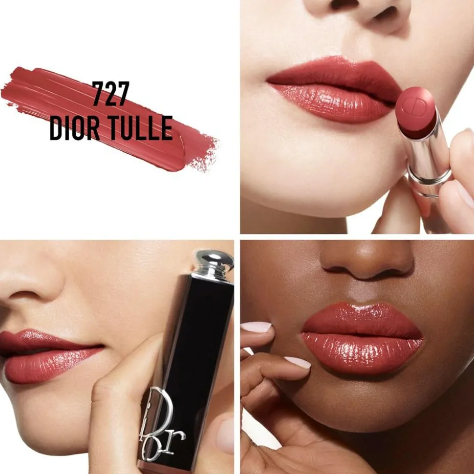 Addict Shine Lipstick, 727 Dior Tulle
