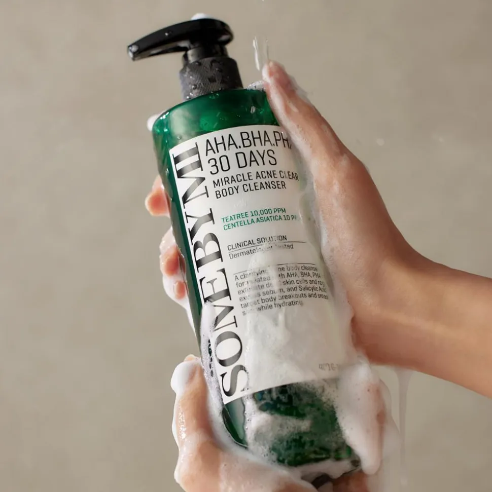 AHA BHA PHA 30 Days Miracle Acne Clear Body Cleanser, 400 ml