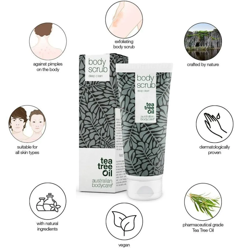 Body Scrub, Tea Tree, 200 ml