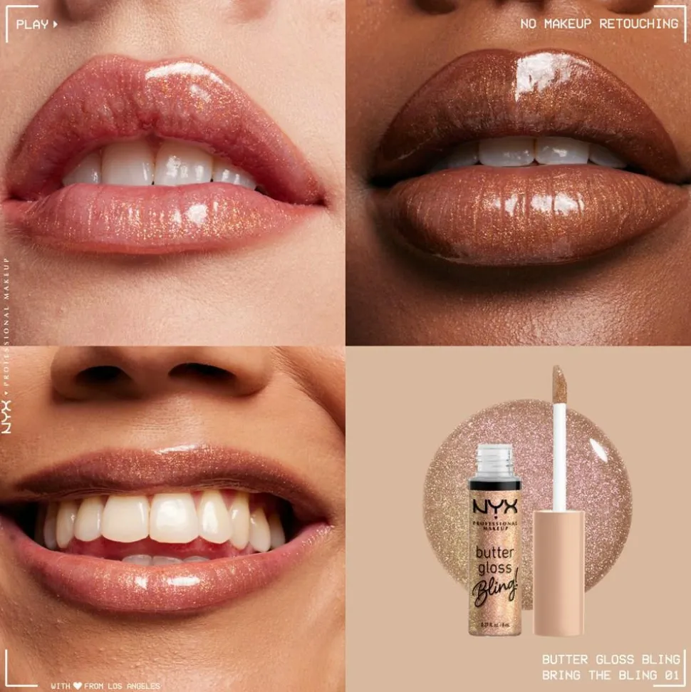 Butter Gloss Bling Lipgloss, 01 Bring The Bling