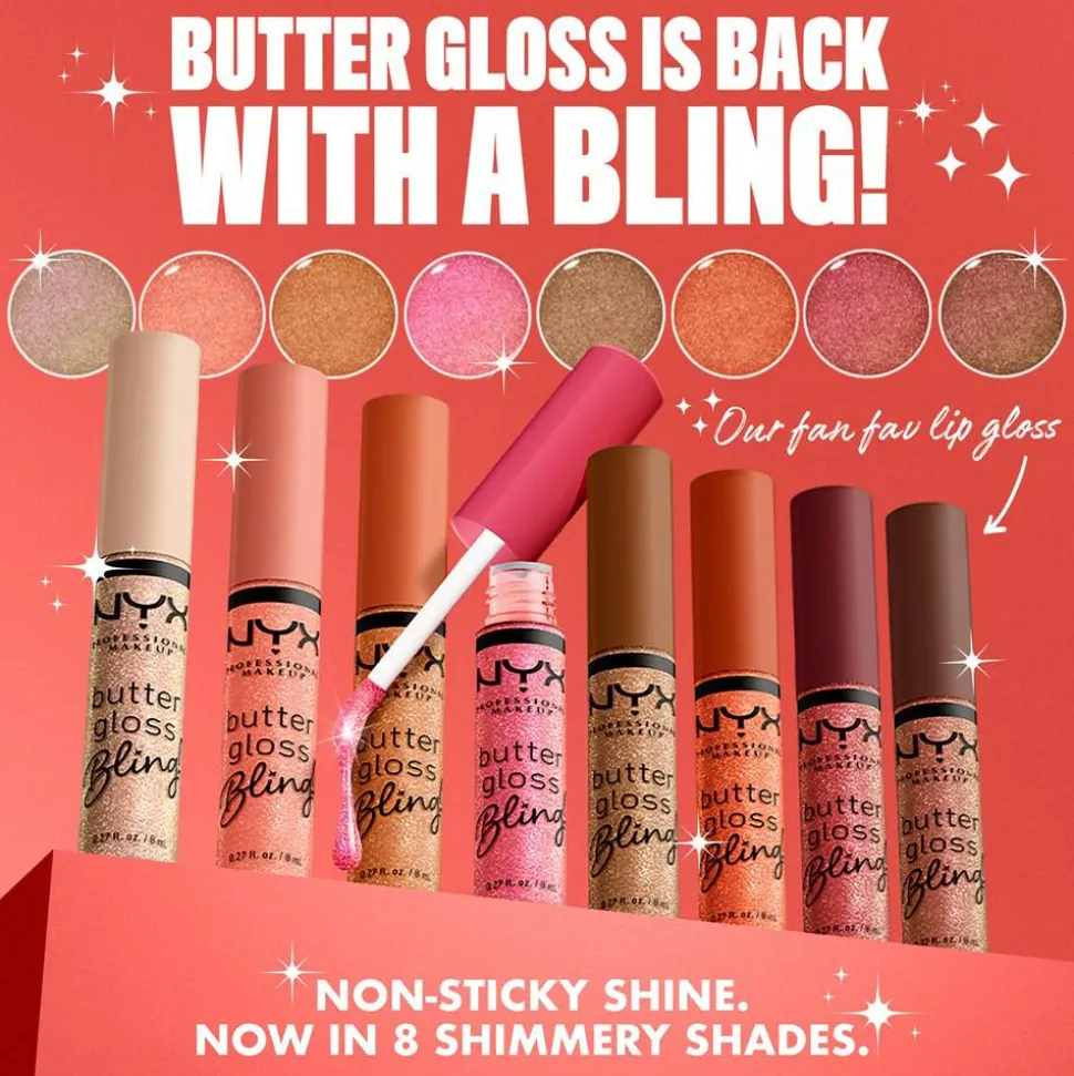 Butter Gloss Bling Lipgloss, 01 Bring The Bling