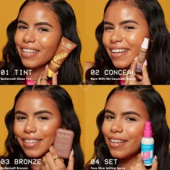 Buttermelt Glaze Skin Tint SPF 30 Foundation, 01 Whipped Butta
