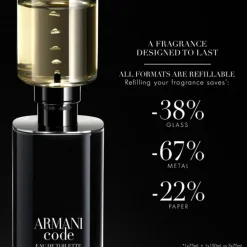 Code Eau De Toilette, 200 ml