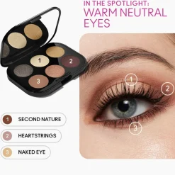 Connect In Colour Eye Shadow Palette, Nude Board