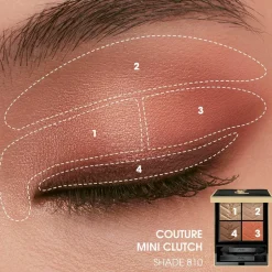 Couture Mini Clutch Øjenskygge Palette, 810 Over Orange