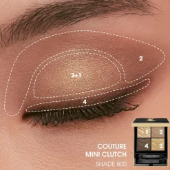 Couture Mini Clutch Øjenskygge Palette, 800 Over Doré