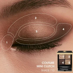 Couture Mini Clutch Øjenskygge Palette, 710 Over Brun