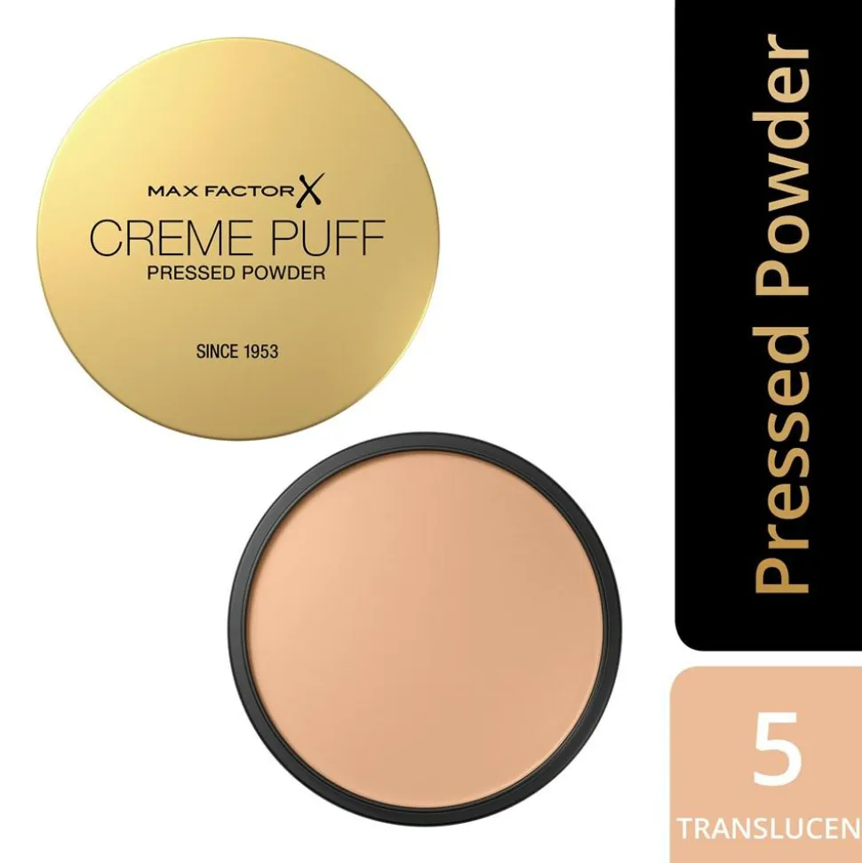 Creme Puff Pressed Compact Pudder, 05 Translucent