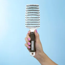 Curved Paddle Hårbørste