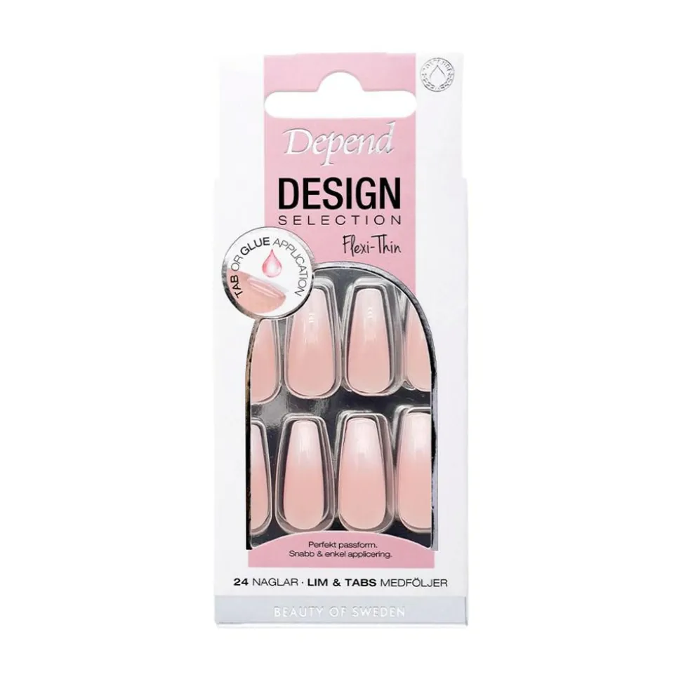 Design Selection French Ombre Coffin Kunstige Negle