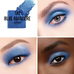 Diorshow Mono Couleur High-Color and Long-Wear Eyeshadow, 162 Blue Bayadere