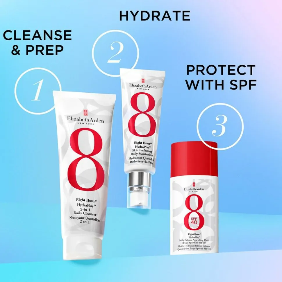 Eight Hour HydraPlay™ Daily Defense Nourishing Fluid, SPF 40, 50 ml