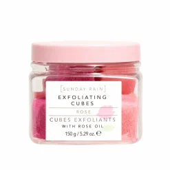 Exfoliating Cubes Body Scrub, Rose, 150 g