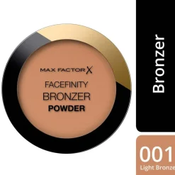 Facefinity Bronzer Powder, 001 Light Bronze