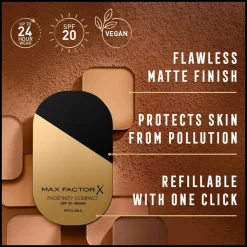 Facefinity Refillable Compact Foundation, 008 Toffee