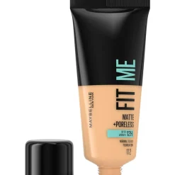 Fit Me Matte + Poreless Foundation, 112 Soft Beige