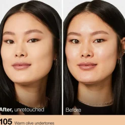 Fit Me Matte + Poreless Foundation, 105 Natural Ivory