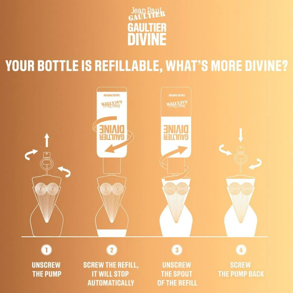 Gaultier Divine Eau De Parfum Refill, 200 ml