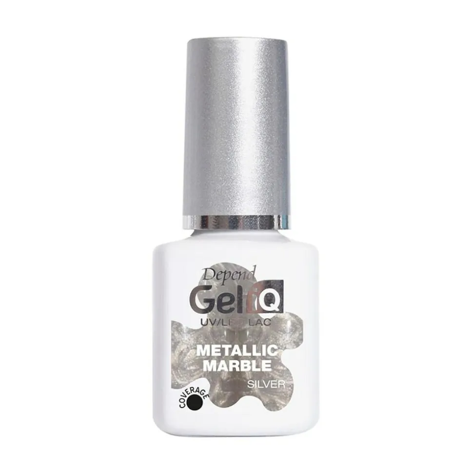 Gel iQ Effects Metallic Marble, Silver