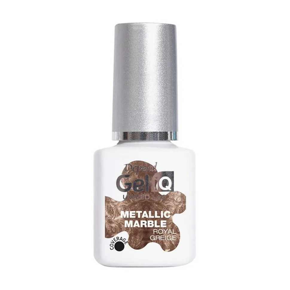 Gel iQ Effects Metallic Marble, Royal Greige