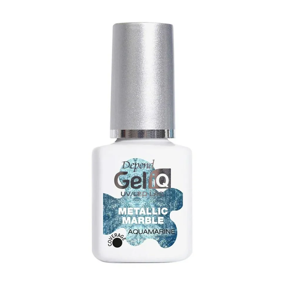 Gel iQ Effects Metallic Marble, Aquamarine
