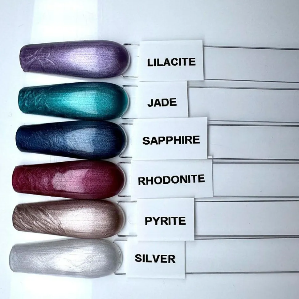 Gel iQ Effects Metallic Marble, Rhodonit