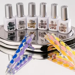 Gel iQ Effects Metallic Marble, Jade