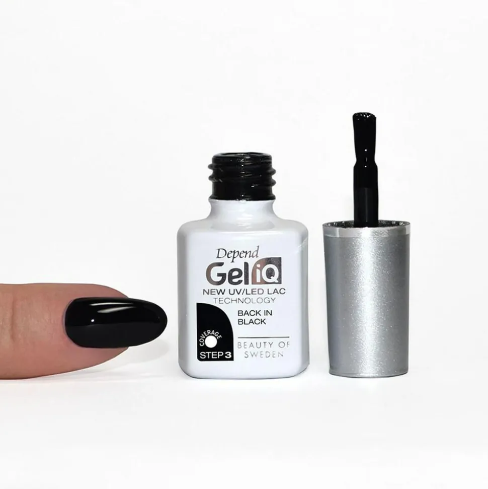 Gel iQ Nail Polish, Back In Black