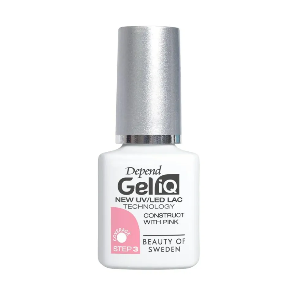 Gel iQ Nail Polish, Construct With Pink