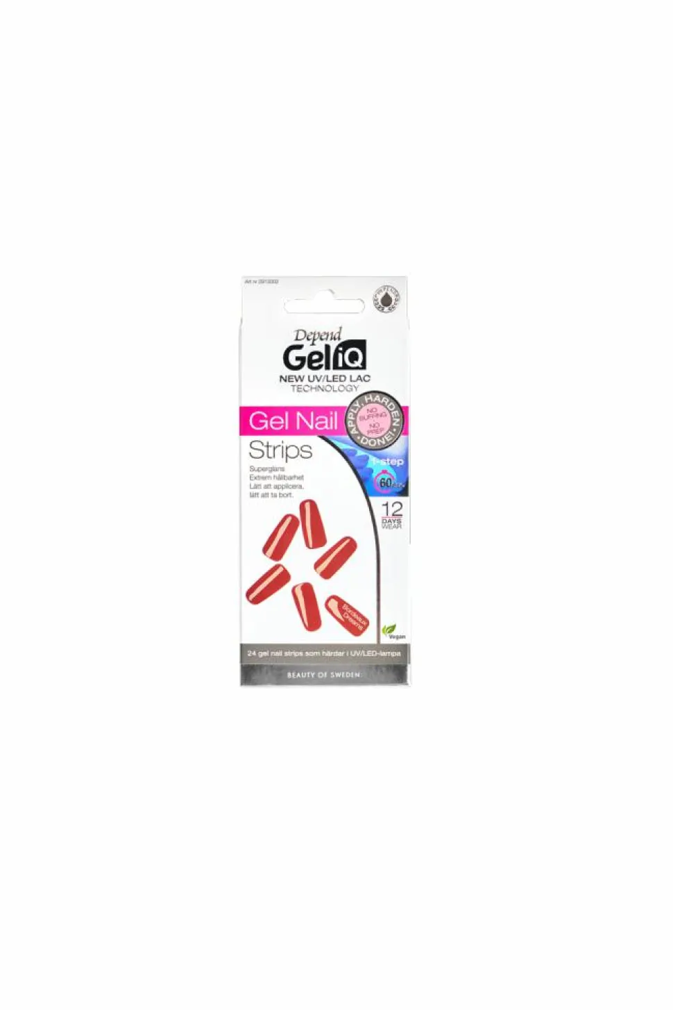 Gel iQ Nail Strips, Bordeaux Dreams