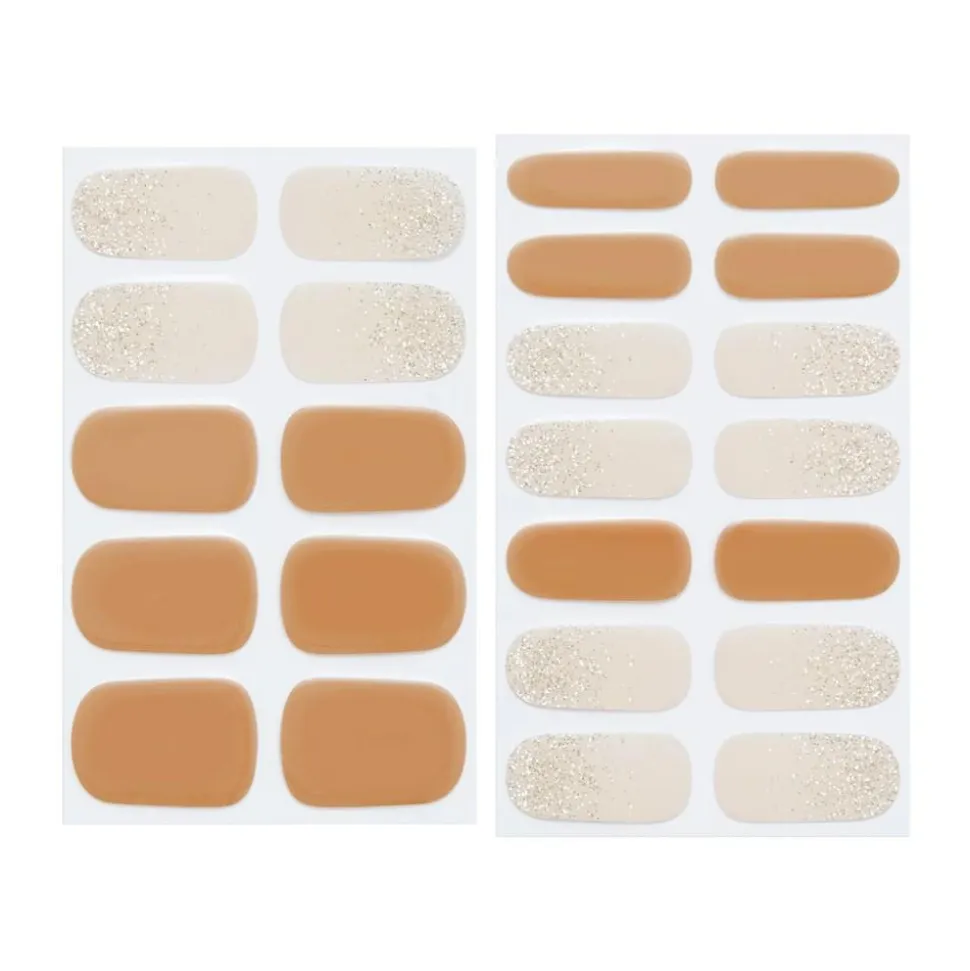 Gel iQ Nail Strips, Sparkling Nude