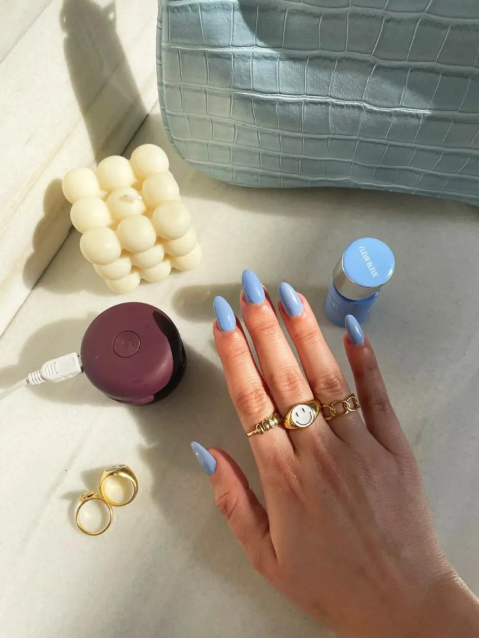Gel Manicure Kit, Fleur Bleue