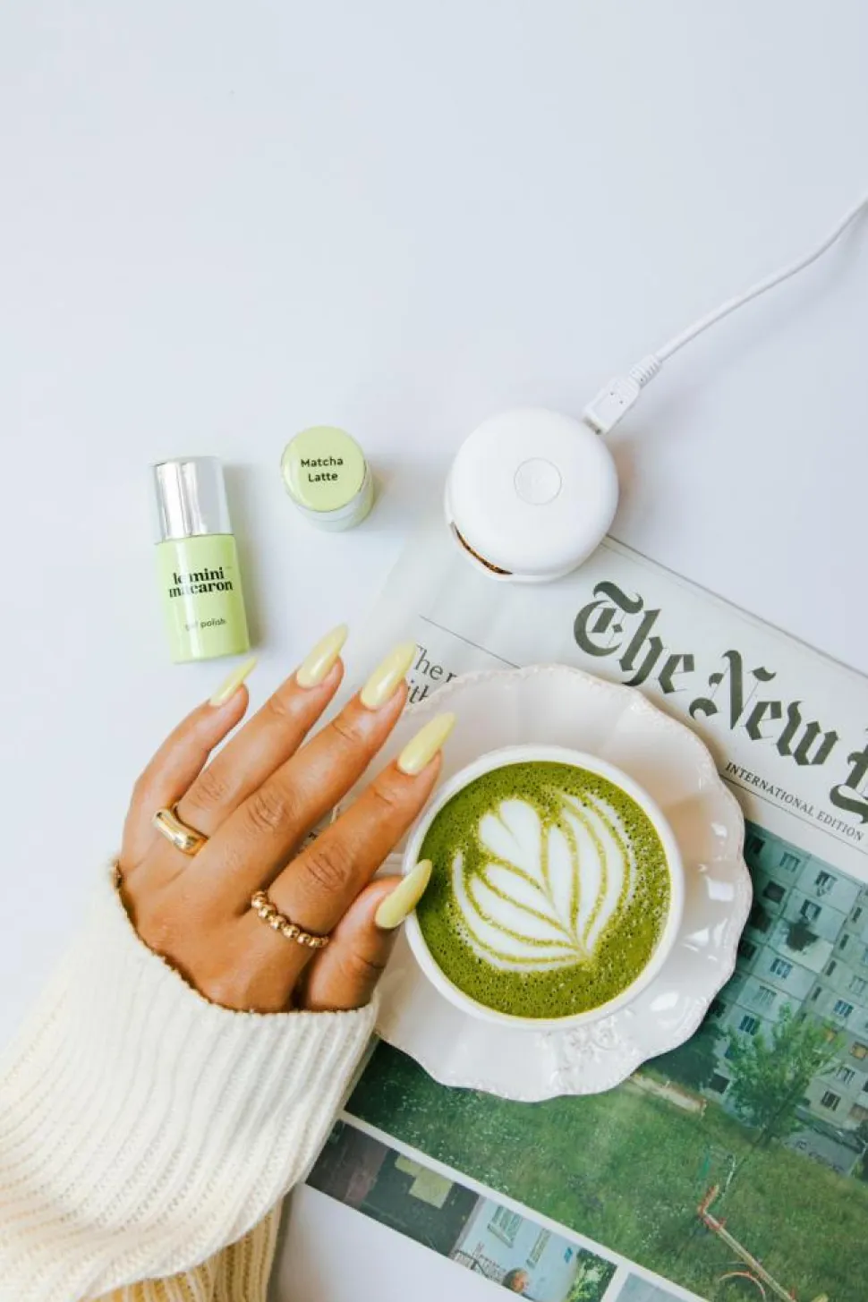 Gel Polish, Matcha Latte