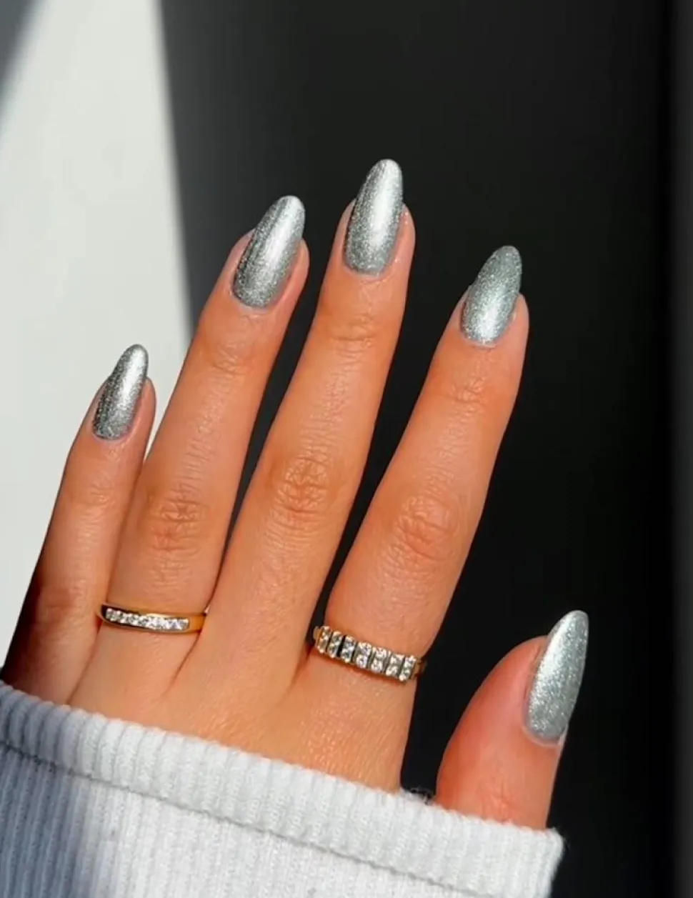 Gel Polish, Silver Glow