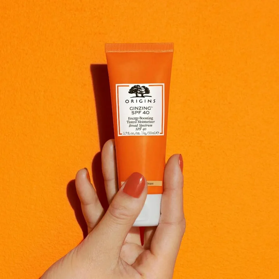 GinZing Energy-Boosting Tinted Moisturizer Face Cream, SPF 40, 50 ml