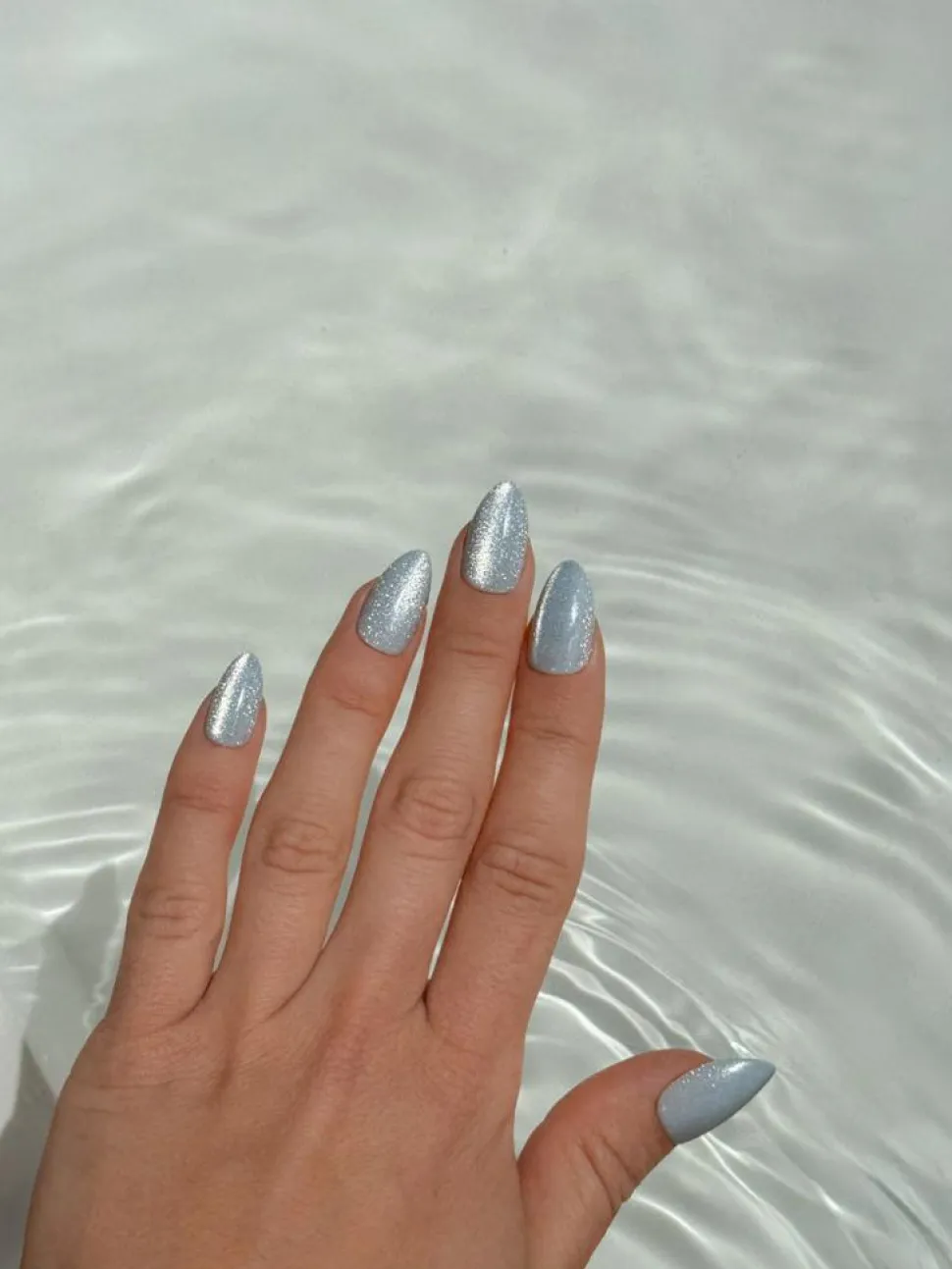 Glacier Blue Kunstige Negle