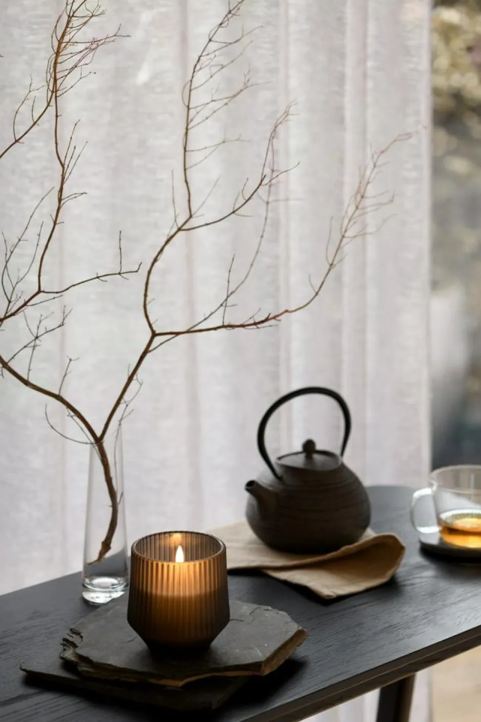 Glas LED Duftlys, Awaken