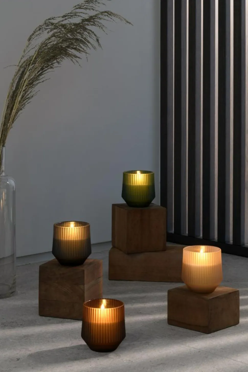 Glas LED Duftlys, Awaken