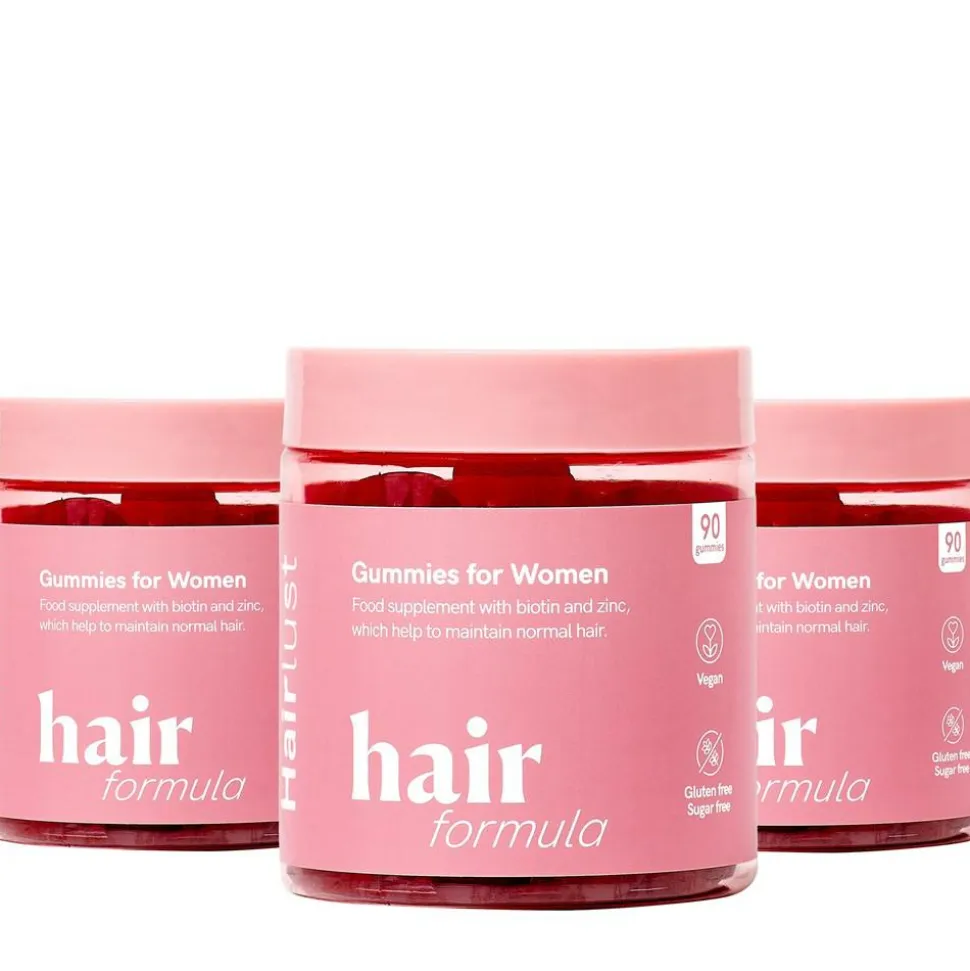 Hair Growth Formula Gummies, 90 stk