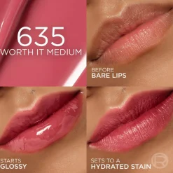 Hyaluron Tint Lip Stain Serum, 635 Worth It Medium