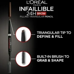 Infaillible Brows 24H Filling Triangular Brynblyant, 5.23 Auburn