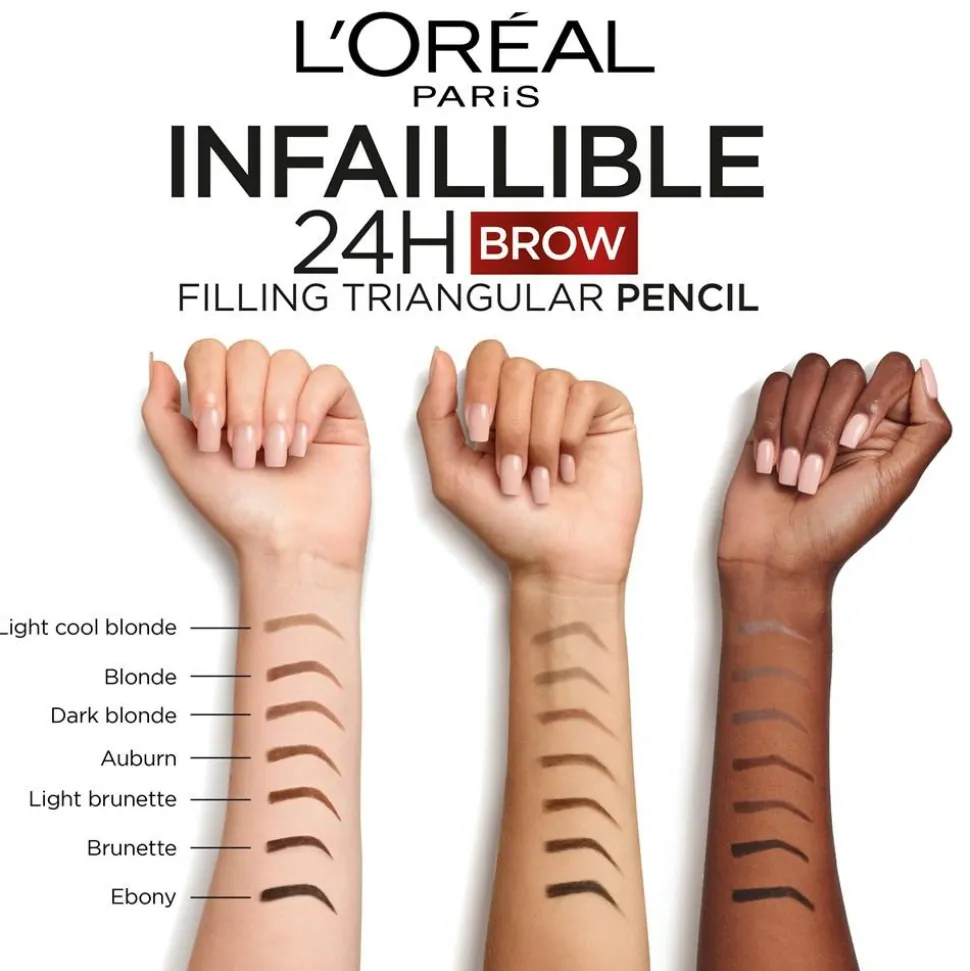 Infaillible Brows 24H Filling Triangular Brynblyant, 5.23 Auburn
