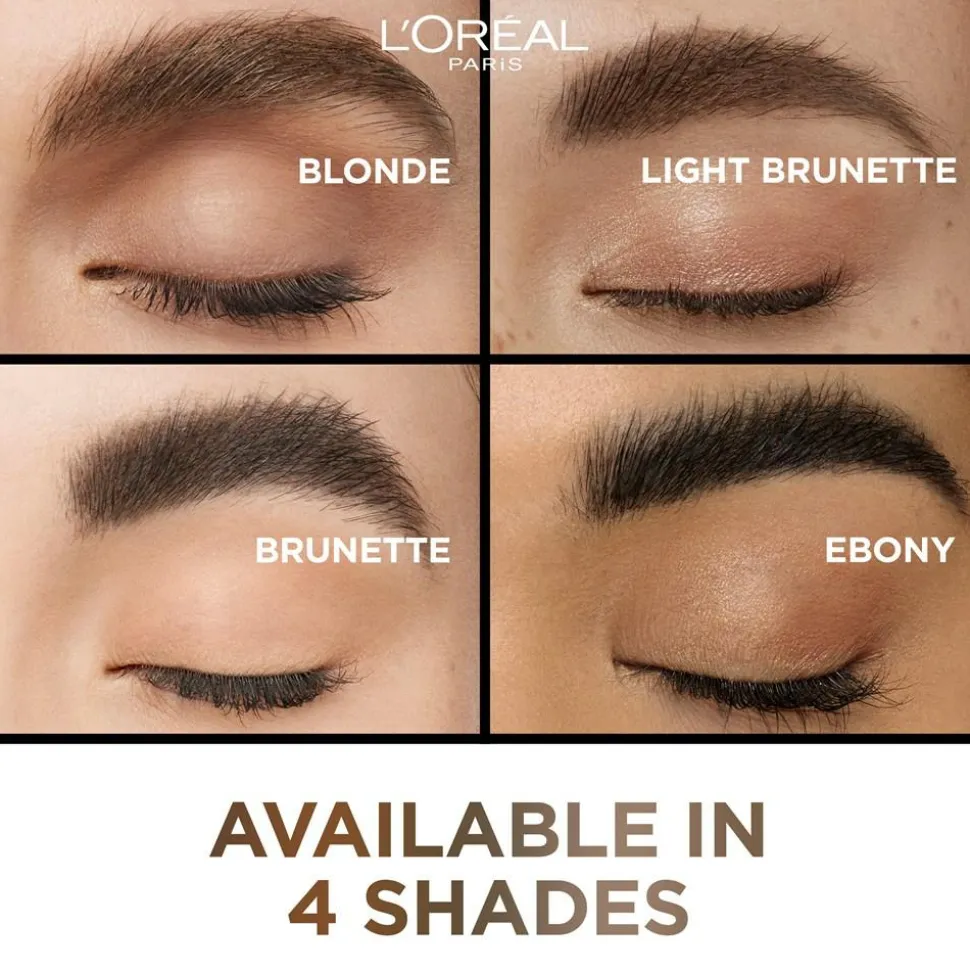 Infaillible Brows 24H Volumizing Eyebrow Mascara, 1.0 Ebony