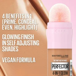 Instant Perfector 4-in-1 Glow Makeup Foundation, 00 Fair Light