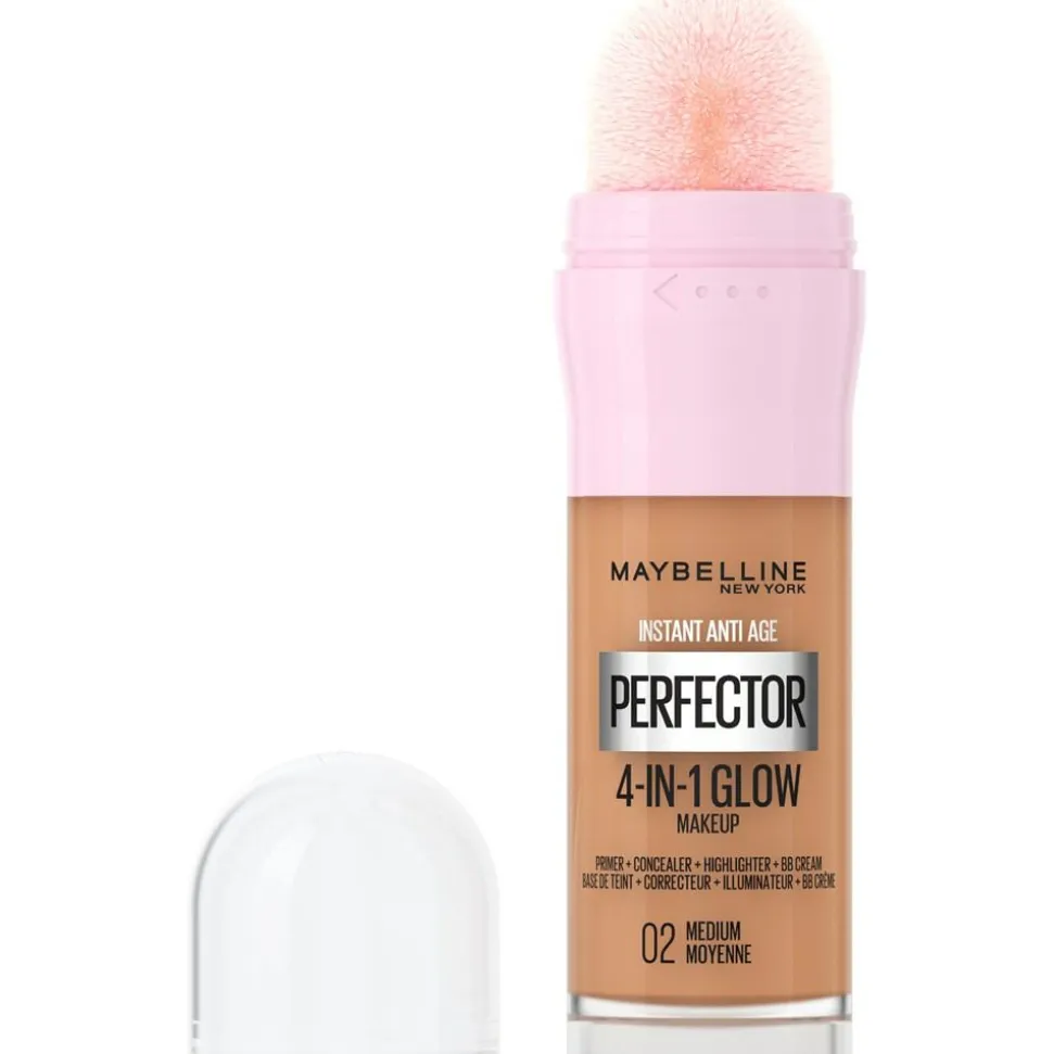 Instant Perfector 4-in-1 Glow Makeup Foundation, 02 Medium