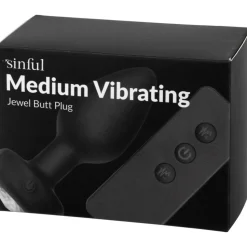 Jewel Vibrerende Medium Butt Plug